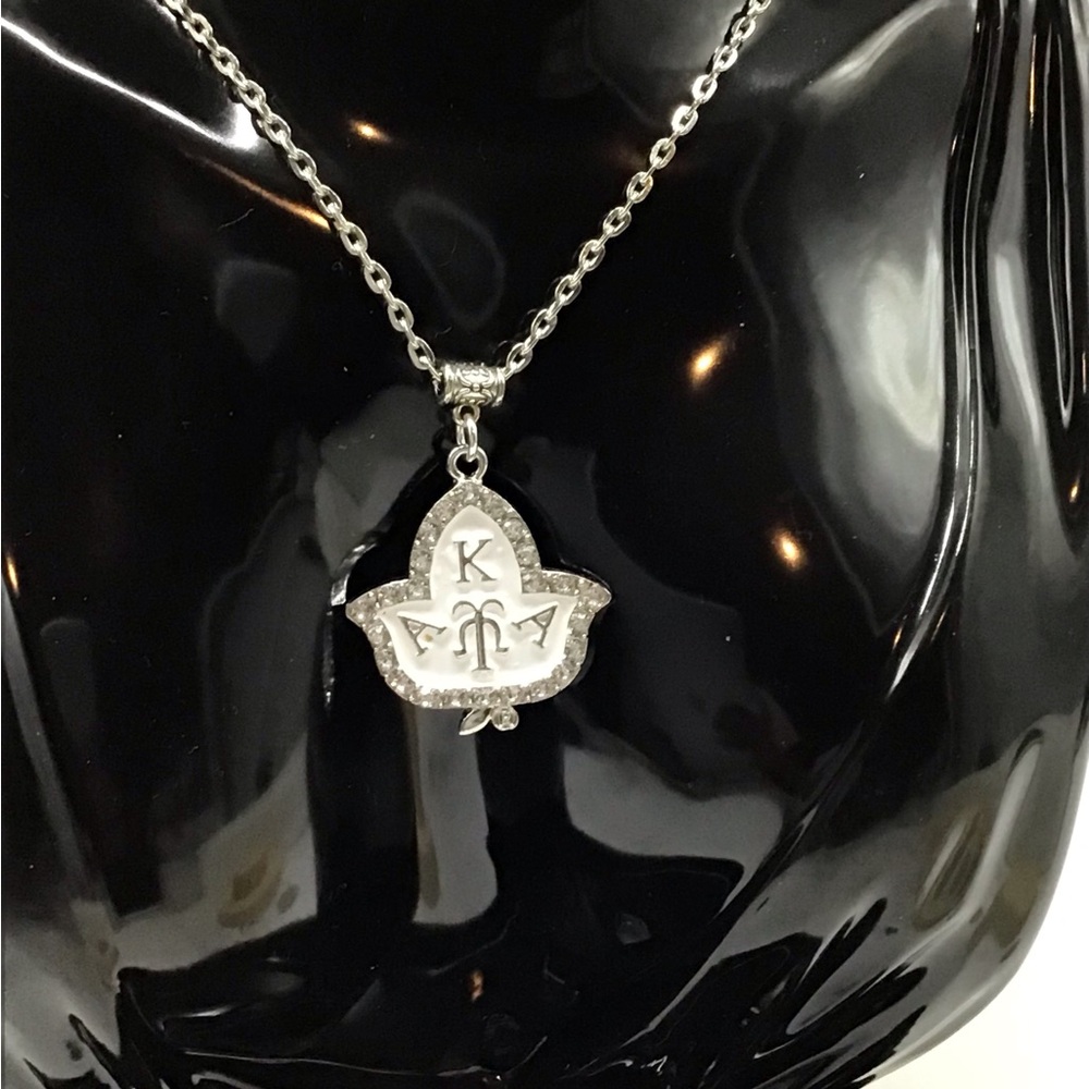 AKA Silver Leaf Pendant Necklace